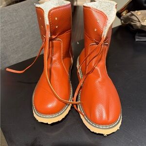 Women's Orange Ankle Boots